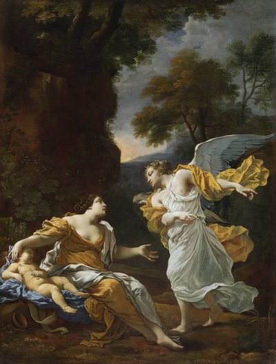 Agar y el Ángel de Michel Dorigny